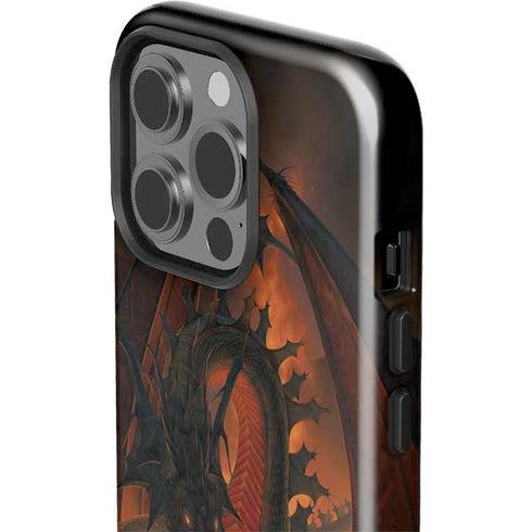 Fireball Dragon by Vincent Hie iPhone 15 Pro Impact Case